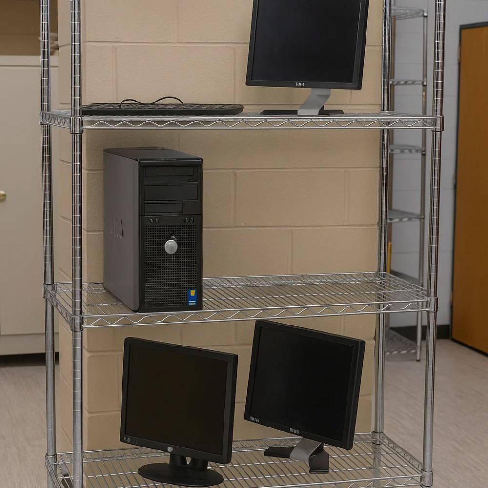 ESD Safe Chrome Shelving