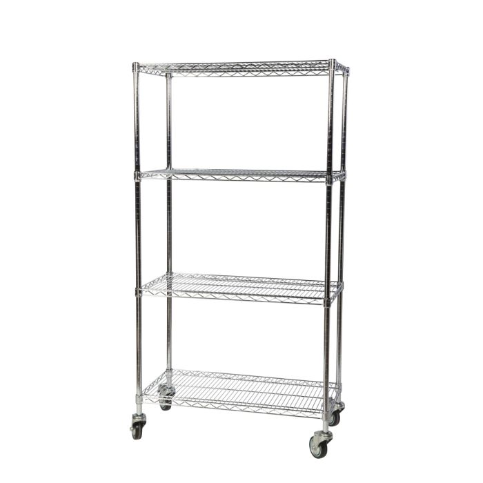Eclipse® 4 Tier Shelving Unit with Castors