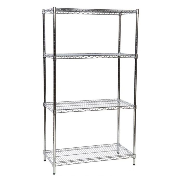 Stainless Steel Wire Bay in Chrome Finish
