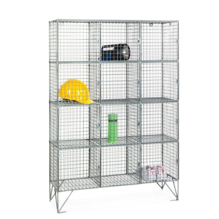 6 Door Wire Mesh Locker