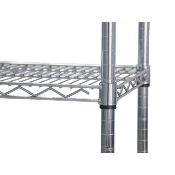 Eclipse Standard Chrome Wire Bay Extra Single Shelf