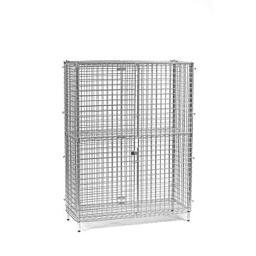 Eclipse Chrome Wire Security Cage Static Shelf